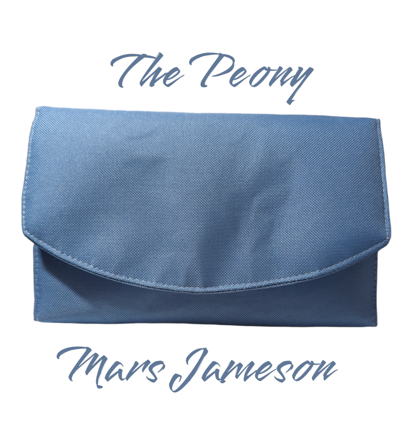 The Peony: Periwinkle Canvas