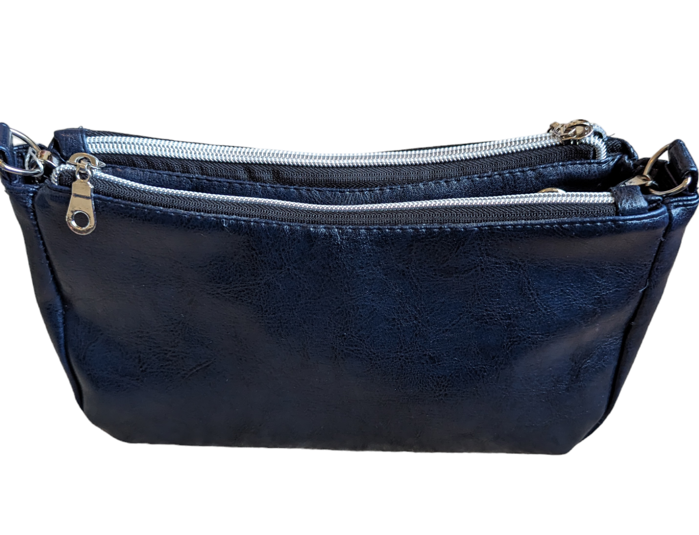 The Aries: Navy Faux Leather